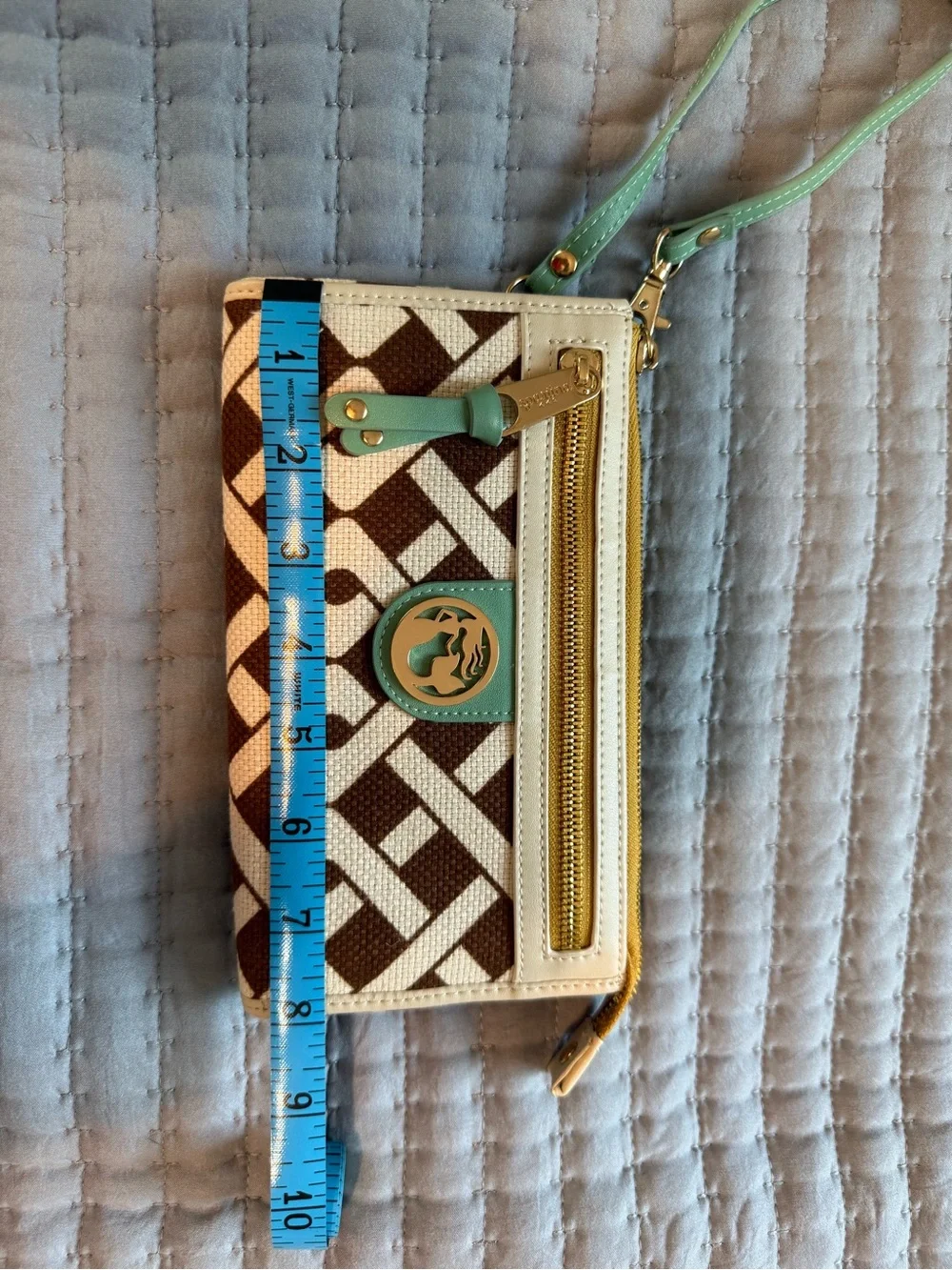 Spartina 449 canvas wristlet